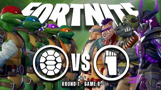 Ninja Turtles vs Foot Clan In Fortnite | Round 1 - Game 8