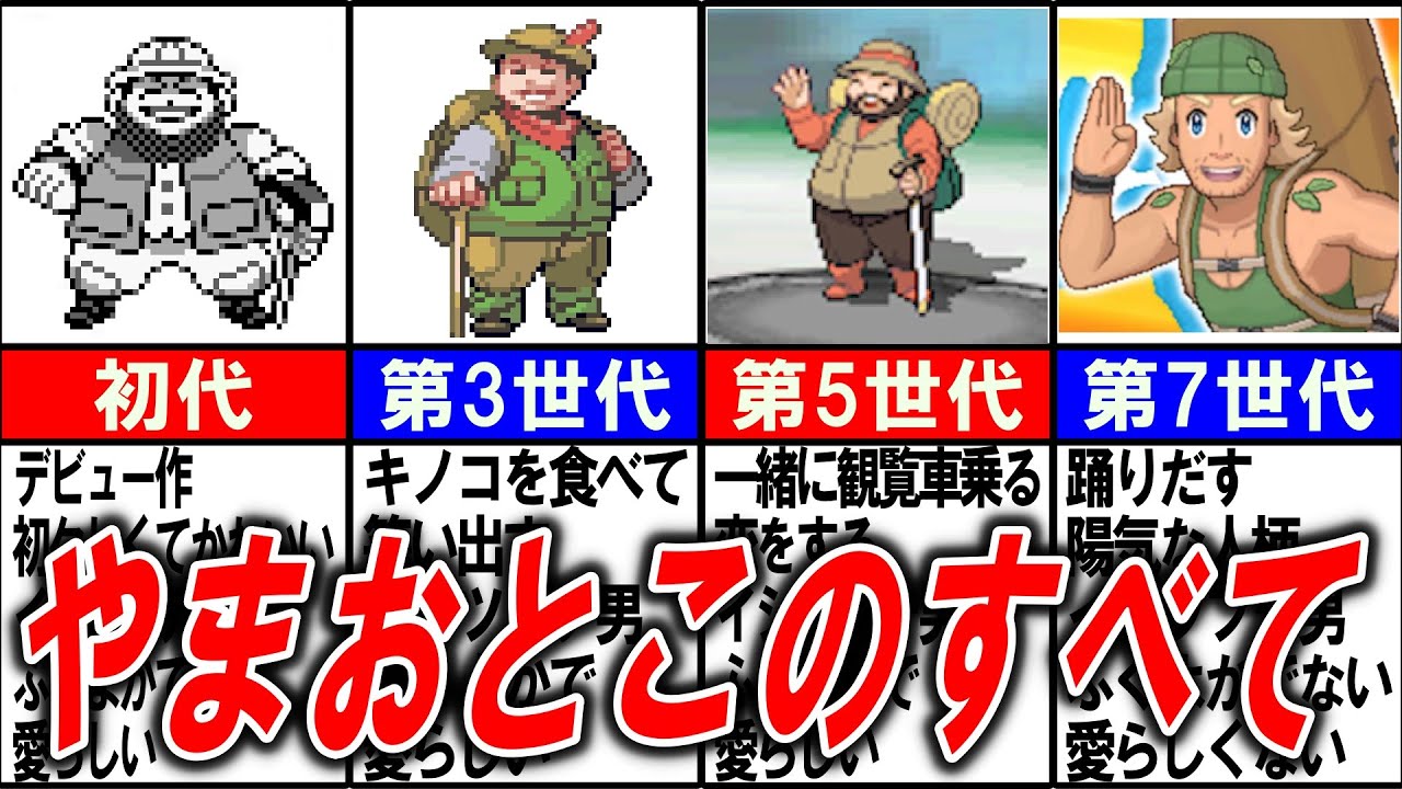 強烈なトレーナー、「やまおとこ」の歴史【ゆっくり解説】 - YouTube