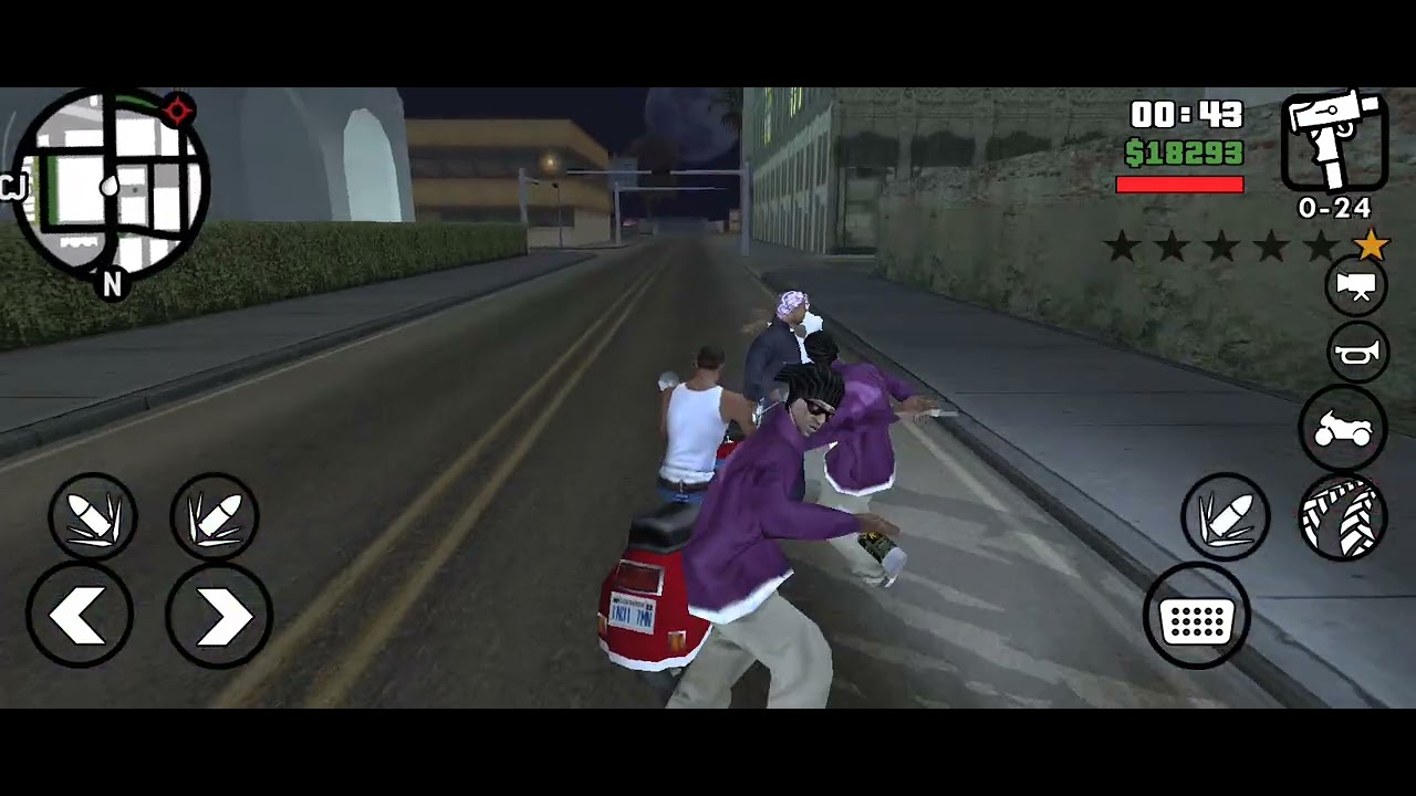 {[GTA San Andreas]}°®©Scuter hector! in club kill people;and polica death ☠️👮🥷🛵🏡🚗💨🤬🥶🥶