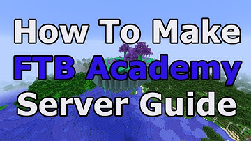 How To Make FTB Academy Server + How to Setup FTB Academy via Twitch!