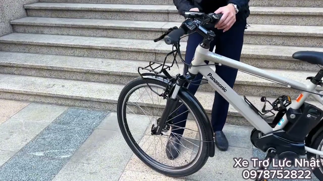 XE ĐẠP THỂ THAO TRỢ LỰC NHẬT ĐỜI CAO CẤP PANASONIC HURYER.