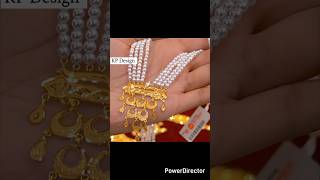 Gold pearl necklace designs with price #viralshorts #shortsfeed #pearlnecklaces #necklace