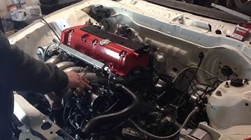 Team Shibuya K20 CRX EE8 first Start