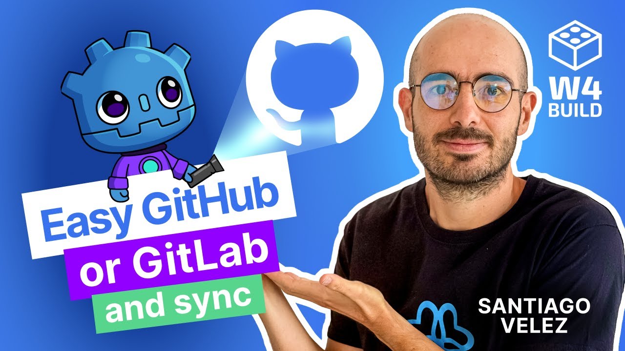 Easy #github & #gitlab Sync for #godotengine | W4 Build Tutorial - YouTube