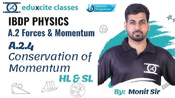A.2 Forces & Momentum IBDP Physics | A.2.4 Conservation of Momentum | Monit Sir- Eduxcite Classes