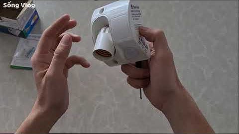 Trên tay đui đèn cảm biến di chuyển hồng ngoại thông minh   Chính hãng Rạng Đông   Lắp đặt đơn giản