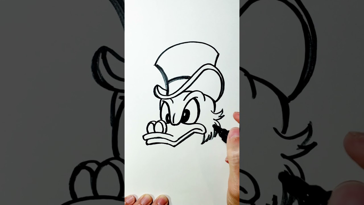 Como Desenhar o Tio Patinhas [Uncle Scrooge] - (How to Draw Scrooge) - SLAY  DESENHOS #232 