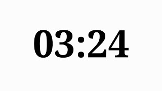 3 Minutes 24 Seconds Timer