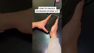 how to unlock anyḃody s phone 📱#tiktok #tiktokhacks #iphone