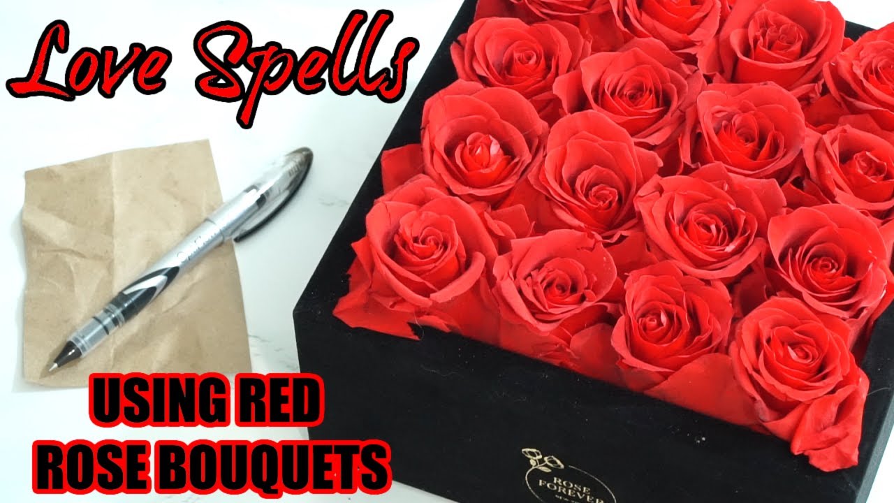 🌹 8 LOVE SPELLS WITH RED ROSES AND BOUQUETS ️ YouTube