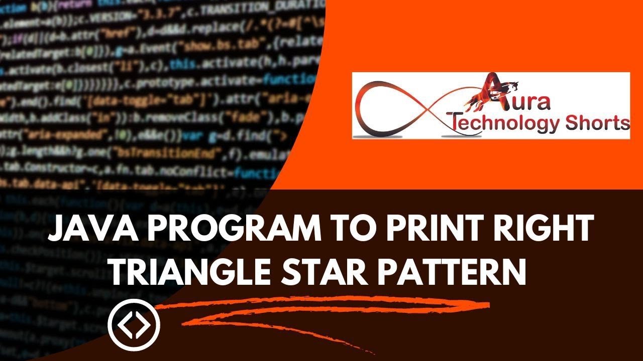 Java program to print right triangle star pattern #shorts #viralshorts #StarPatternsInJava #pattern