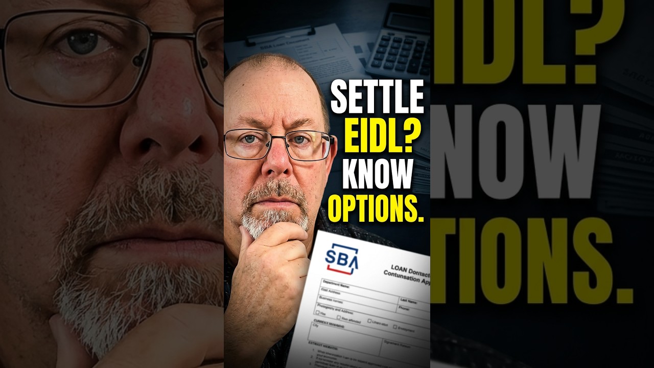 The Secret to Settling Your EIDL Loan #businessowner #debtrelief #sba