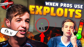 CS:GO - When PROS use EXPLOITS, GLITCHES & DIRTY TRICKS! ft. s1mple, Stewie2k, shroud & More!