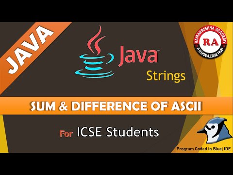 Sum and Difference  of  ACSII Values of two Character
