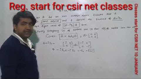 Csir net Dec 2018 ll Q=26 ll