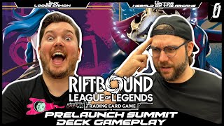 We cant stop playing this GAME! I Riftbound Prelaunch Summit Deck Gameplay
RIFTBOUND GAMEPLAY! A much anticipated League of Legends themed TCG is coming soon and Brent and Stokes were lucky enough to get early hands on with some of the cards!
We have learned much since the last video! As the channel name suggests, we still arent perfect, but we get alot more right! The truer gameplay you all deserve and we attempt to deliver. Thank you for all the support!
Intro - 00:24
Game 1 - 5:02
Game 2 - 28:05
Outro - 42:26
Credits:
Edited by Brent Kruscke
Produced by Jacob Stokes
Music by retKHAAAN
Graphics & Titles by Brent Kruscke
#leagueoflegens #riftbound #riotgames #tcg #gameplay #tabletop We cant stop playing this GAME! I Riftbound Prelaunch Summit Deck Gameplay