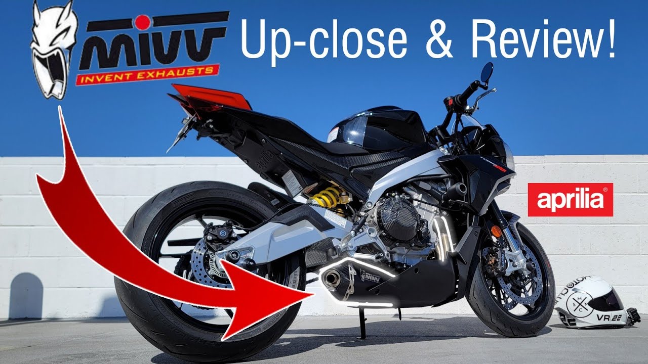 MIVV Exhaust Sound & Review Aprilia 660