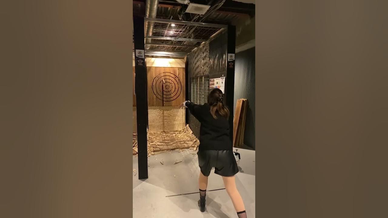 斧投げバーTHE AXE THROWING BAR®︎でリアルハントレス！ Shorts YouTube