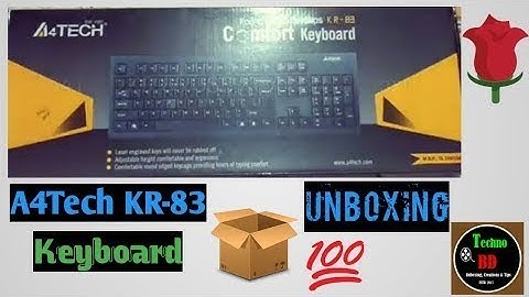 A4tech KR-85 Unboxing and Review