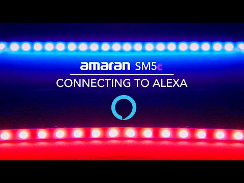 amaran SM5c User Guide | How to Connect to Amazon Alexa
