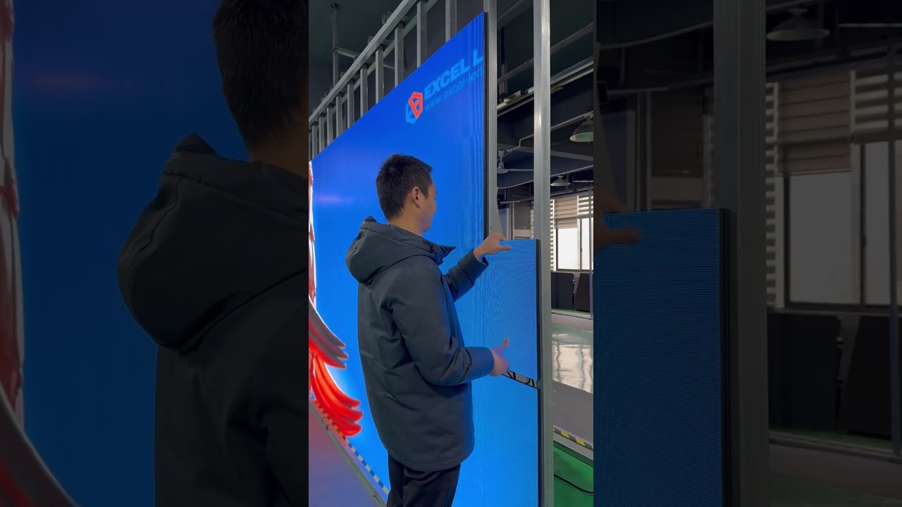 Check this out! LED Screen installation in USA 