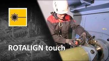 Remote laser shaft alignment with ROTALIGN touch