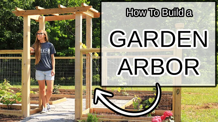 How to Build a Simple Garden Arbor | Part 1 of Enclosed Garden Build
