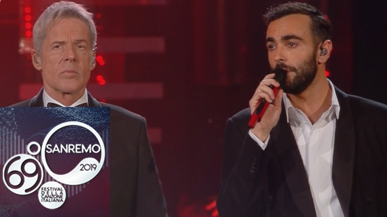 Sanremo 2019 - Marco Mengoni e Claudio Baglioni cantano 