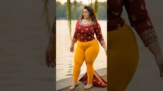 Lakeside Beauty In Ethnic Style