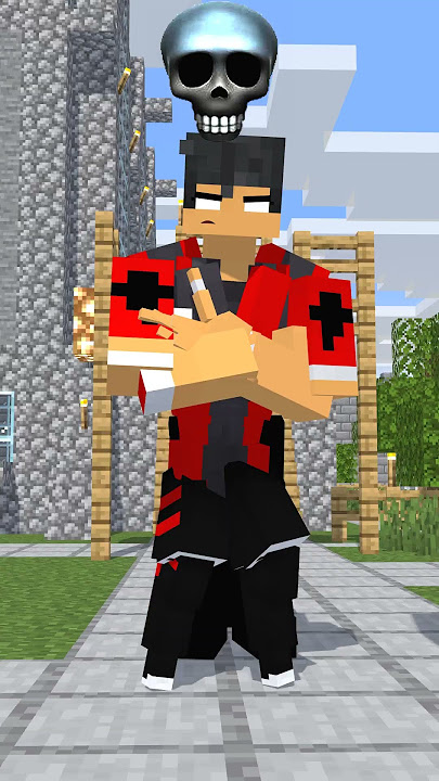Aaron save aphmau from zombies ❤️❤️❤️ #minecraft #kolongocraft #aphmau #shorts