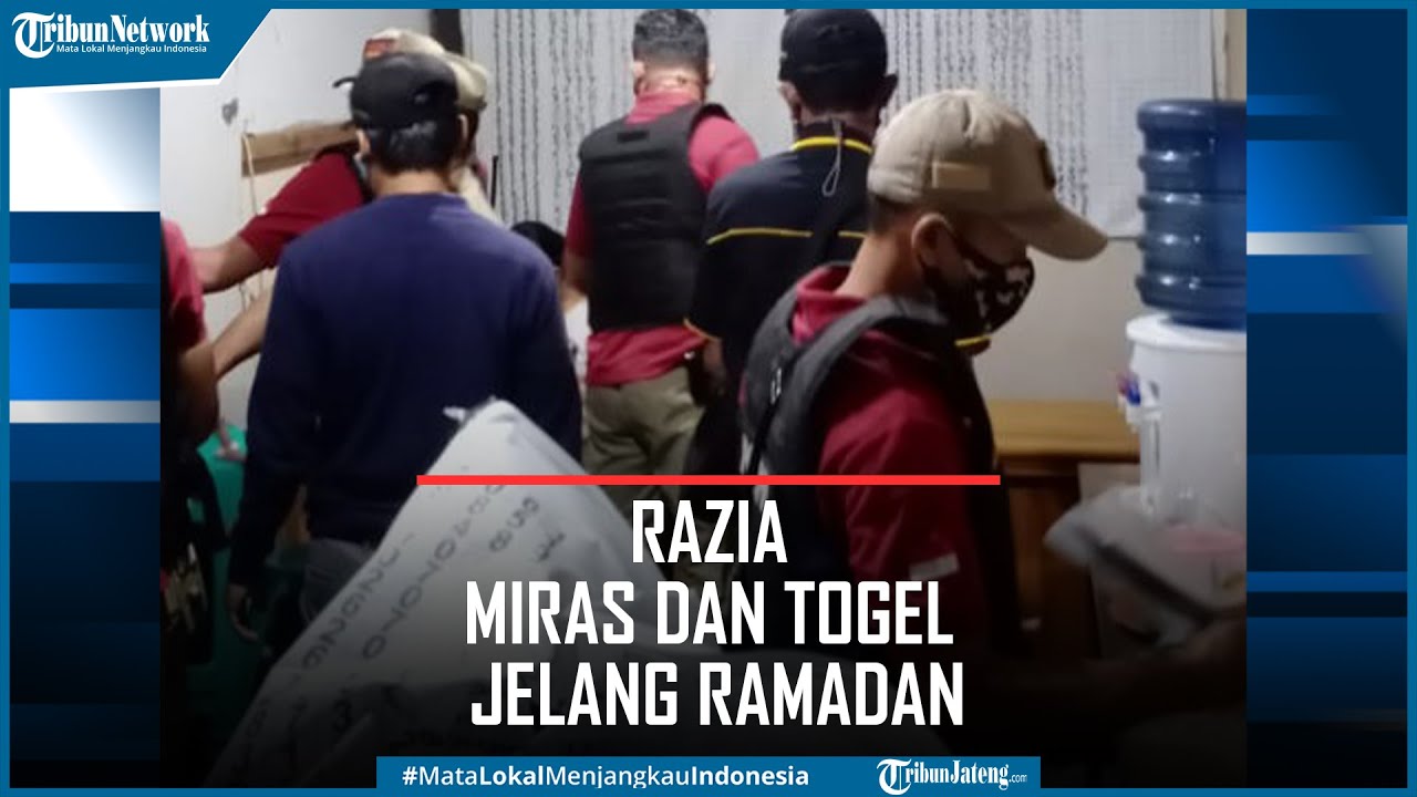 Razia Miras dan Togel di Semarang Utara Jelang Ramadan