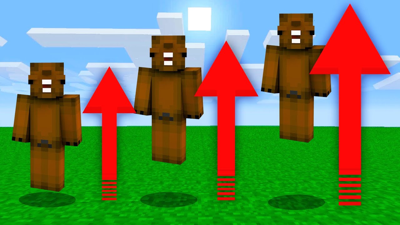 Minecraft but every jump gets higher...