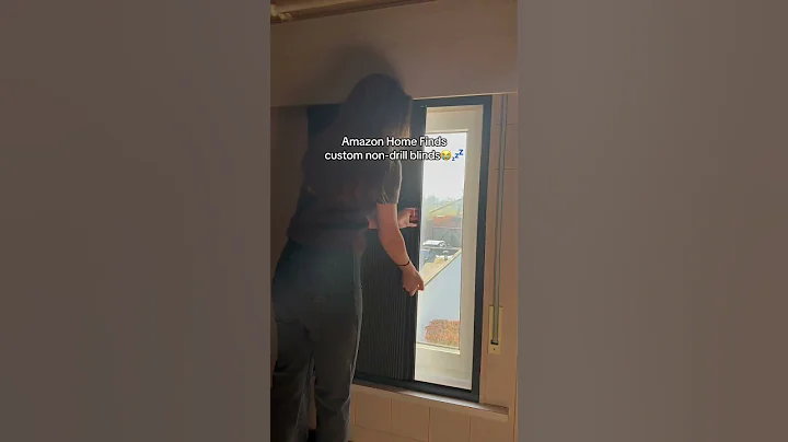 Custom made non drill blackout blinds with light sealing adhesive foam for absolute darkness 😉