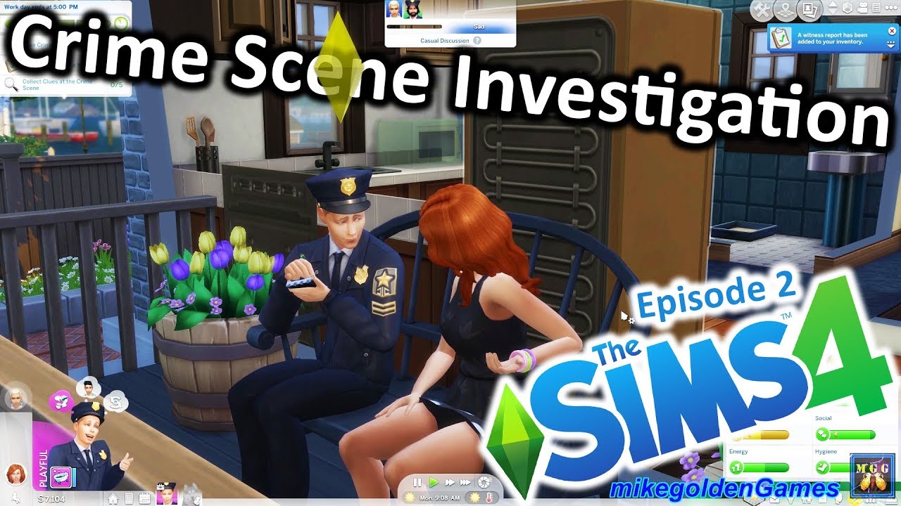 travel to crime scene sims 4