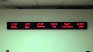 BRG Precision Products 6610D Programmable Time Zone Clock