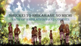 Shingeki no Kyojin S3 OP2 |Linked Horizon - Shoukei to Shikabane no Michi (Lyrics + eng translation)