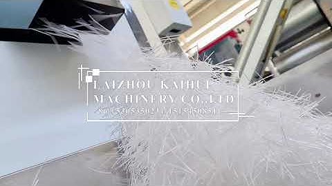 plastic monofilament extrusion line PP macro fiber making machine