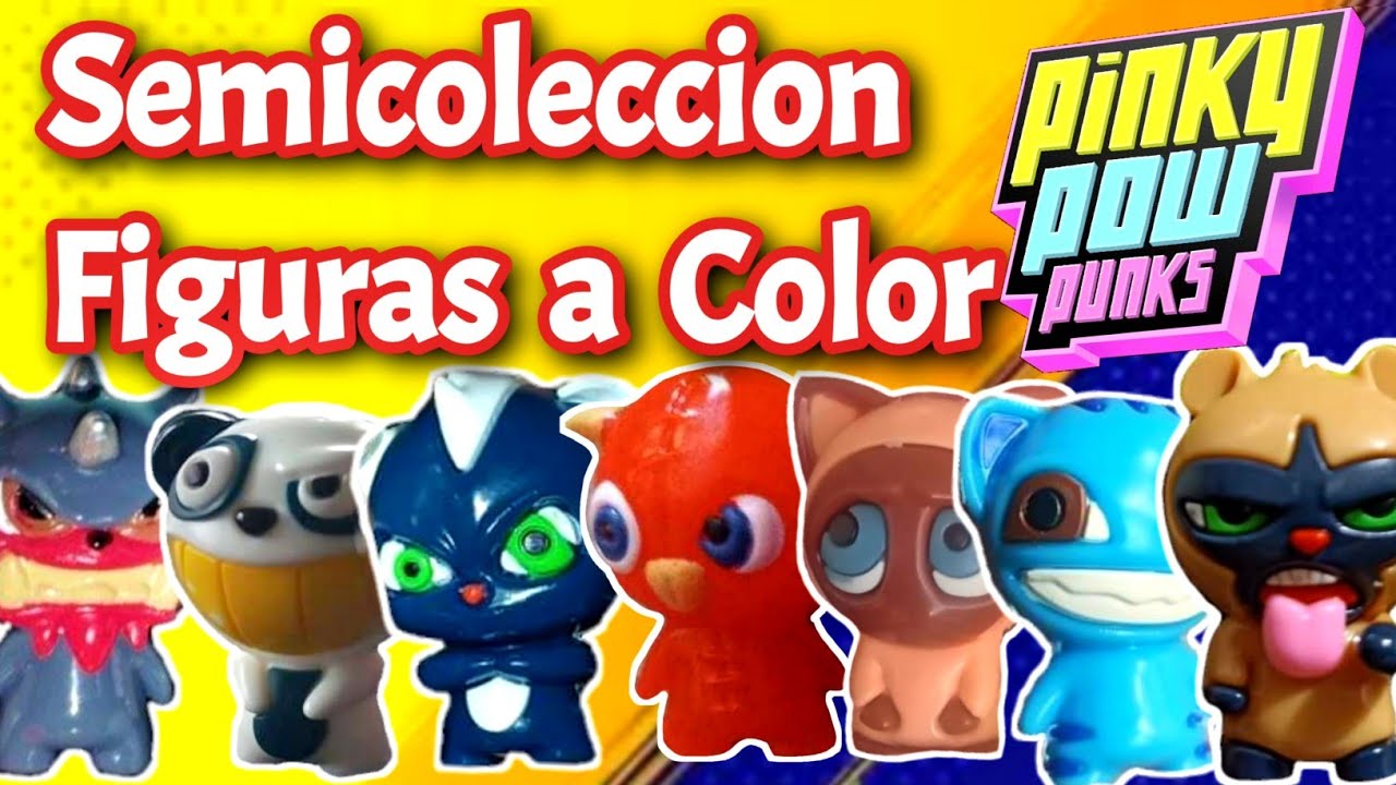 Semicoleccion Pinky Pow Punks Figuras A Color