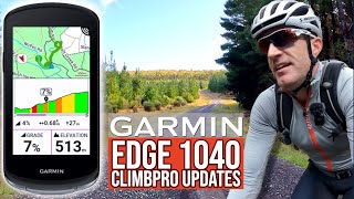 Garmin EDGE 1040 Series ClimbPro in Free Ride // Beta Firmware 17.09 Testing / How-To