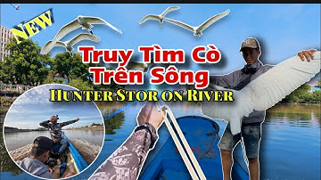 Ná cao su - săn cò trên sông Slingshot - hunting storks on the river