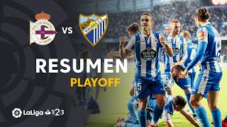 Highlights RC Deportivo vs Malaga CF (4-2)