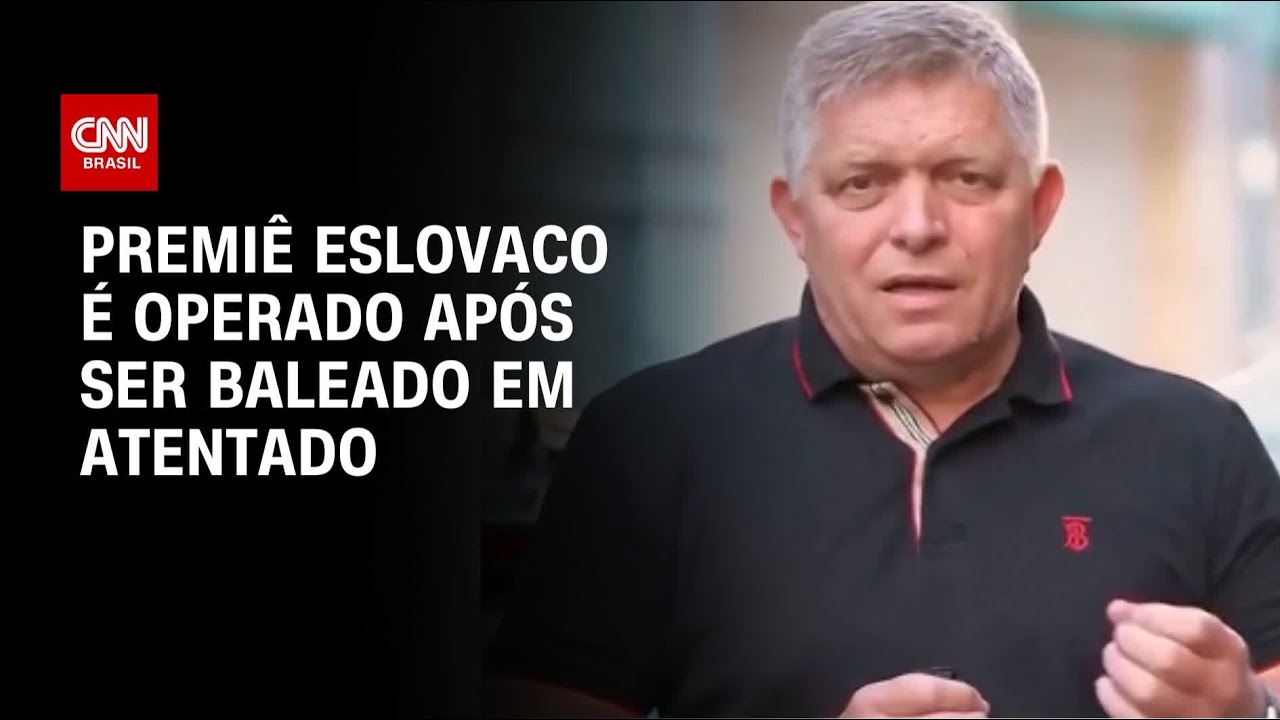 Premiê eslovaco é operado após ser baleado em atentado | CNN PRIME TIME