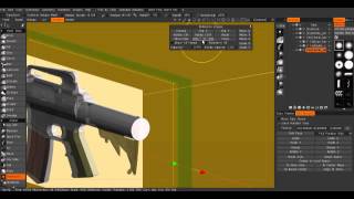 3D Coat Gun Modelling (Part 2)