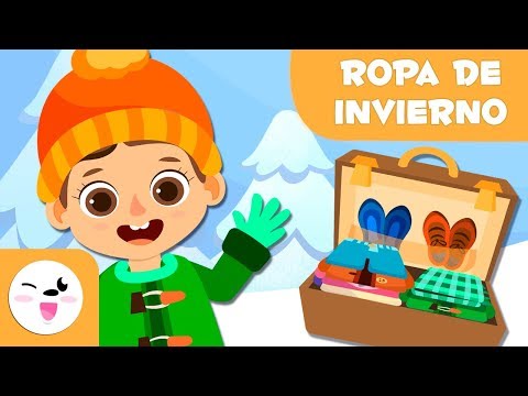 Ropa de invierno: Episodio 2 - Vocabulario en español para niños