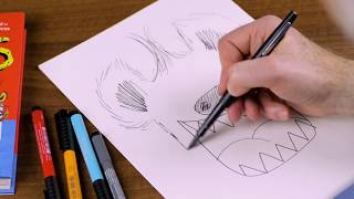 How to draw hyenas with David Roberts | The Bolds