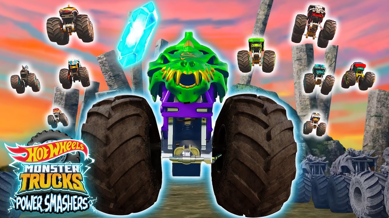 Hot Wheels Monster Trucks vs. Gigantischen Skelesaurus! Champions Cup