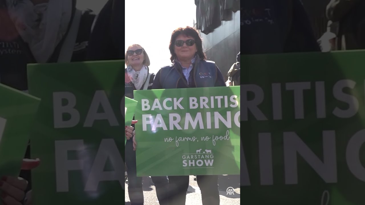 Farmers Take To The Streets In London Protest Inheritance Tax