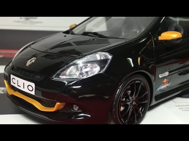 New！OttO mobile 1/18scale Renault Clio 3 RS RB7 Black World Limited 3,000