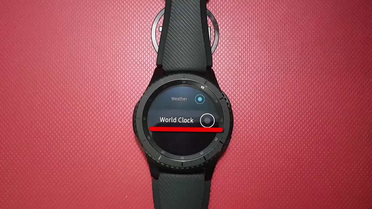 How to Set Double press Home key to open World Clock on Samsung Gear S3