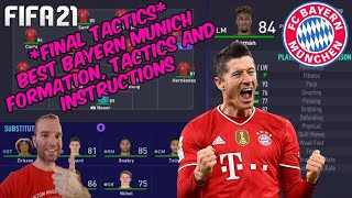 *FINAL TACTICS* FIFA 21 - BEST FC BAYERN MUNICH Formation, Tactics and Instructions